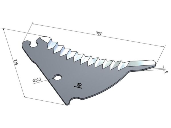Kniv Passer til: 16613168