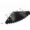 Kniv Fodervogn 543mm x 222mm x 6mm Passer til AGM, Faresin Passer til: 512006450