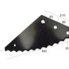 Kniv Fodervogn 435mm x 200mm x 5mm Passer til Strautmann Passer til: 60103501