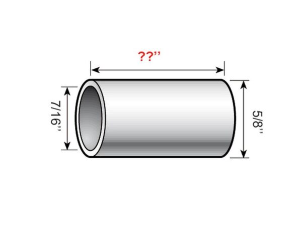 Stabilisator Bøsning - ID 11mm - Udv. Ø 16mm - Længde 38mm