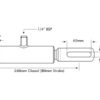 Bremsecylinder Ø20 x 239mm