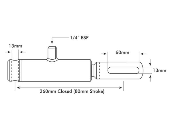 Bremsecylinder Ø20 x 239mm