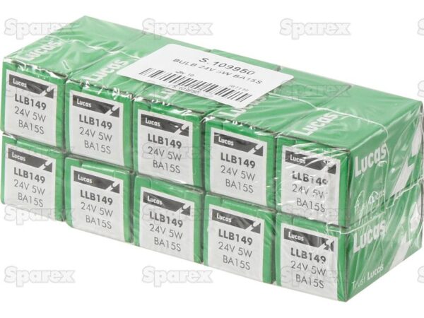 Pære R5W, 24V, 5W, BA15s (Kasse 1 stk.)