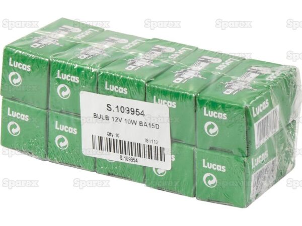 Pære R10W, 12V, 10W, BA15d (Kasse 1 stk.)
