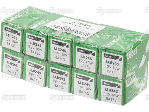 Pære R10W, 12V, 10W, BA15s (Kasse 1 stk.)