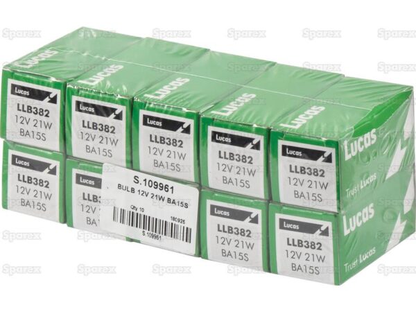 Pære P21W, 12V, 21W, BA15s (Kasse 1 stk.)