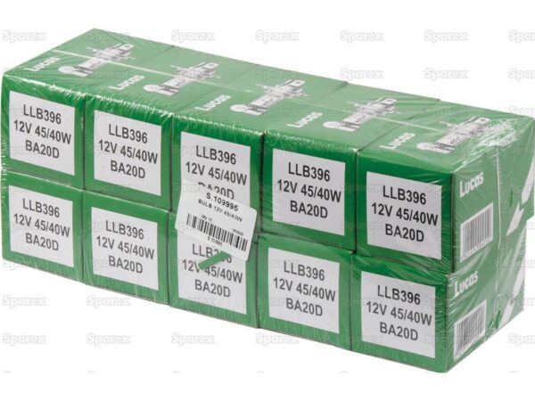 Pære S2, 12V, 45/40W, BA20d (Kasse 1 stk.)
