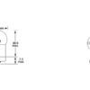 Pære R10W, 12V, 10W, BA15s (Clamshell 2 stk.)