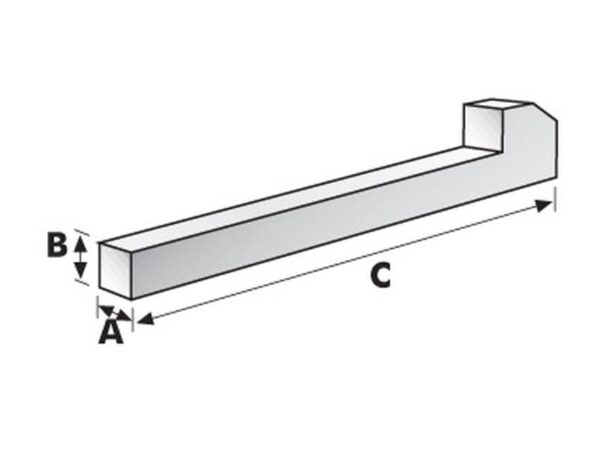 Kile 6.0 x 6.0 x 40mm (DIN or Standard No. DIN 6884/6887)