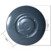 Glidetallerken - Udv. Ø :860mm, - Passer til PZ, Deutz-Fahr, Vicon Passer til: TT20KO
