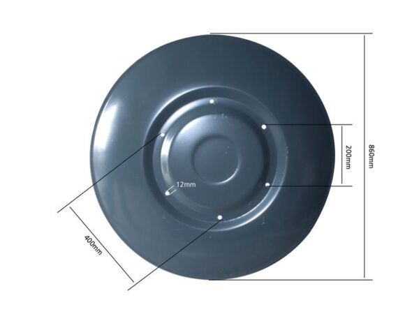 Glidetallerken - Udv. Ø :860mm, - Passer til PZ, Deutz-Fahr, Vicon Passer til: TT20KO