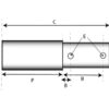 111_pic10 Topstangsbolt 19x77mm Kat. 1/2 (Ø19/25mm)