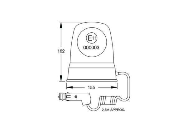 Rotorblink H1 (magnet) (12V)