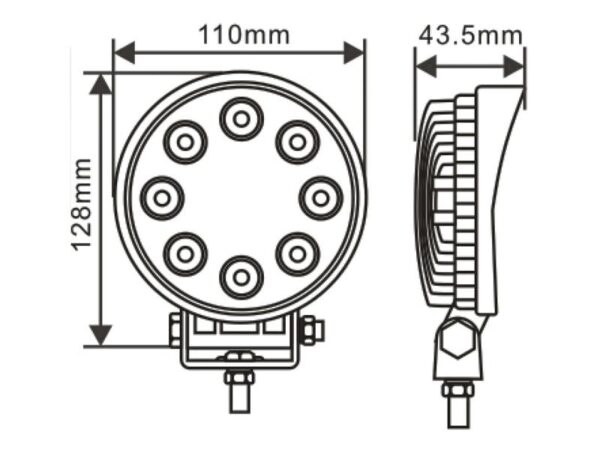 Arbejdslygte LED 1840lm (kl. 1)