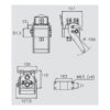 Multikobling - Hun - 1/2 BSP - 2P206 Serie