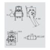 Multikobling - Han - M22 x 1.50 Millimeter - 2P506 Serie