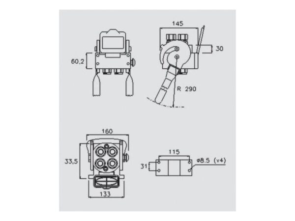 Multikobling - Hun - 1/2 BSP - 2P508 Serie