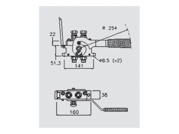 Multikobling - Hun - 1/2 BSP - 2PB06 Serie