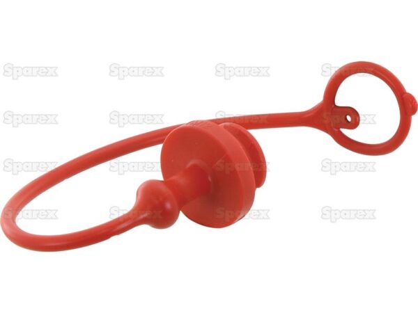 Faster Støvhætte Rød PVC Passer på: 1/2'' Hun-kobling - TM-serien TM12LR