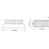 LED Blitzlygte (Orange), Interference: kl. 3, 12-24V