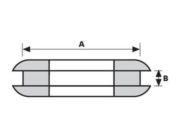 Gummigennemføring Ø6.35 x 1.6mm