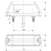 Nummerpladelygte LED, 12-24V (Højre/Venstre)