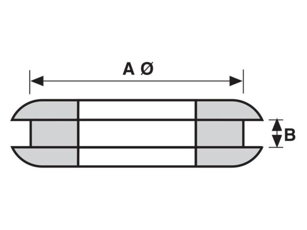 Gummigennemføring Ø15.9 x 1.6mm