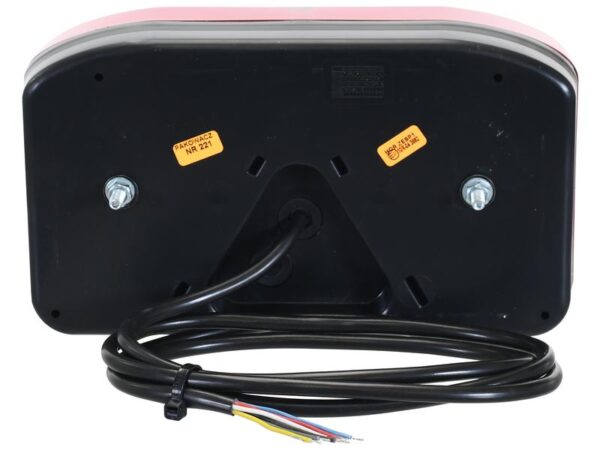 LED Baglygte, Funktion: 6, Brems / Bag / Blink / Tåge / Bak / Nummerplade, Venstre, 12-24V