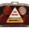 LED Baglygte, Funktion: 6, Brems / Bag / Blink / Tåge / Bak / Nummerplade, Venstre, 12-24V