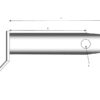 Trækbolt m/håndtag 22x175mm