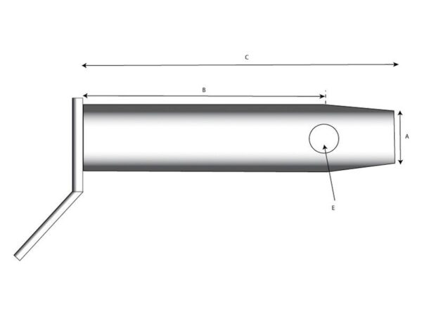 Trækbolt m/håndtag 22x175mm