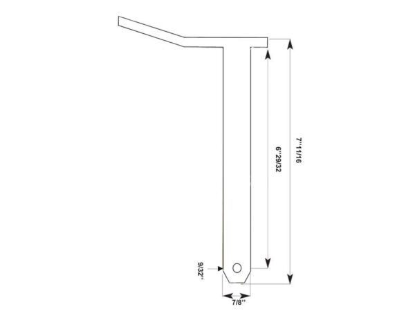 Trækbolt m/håndtag 22x175mm