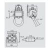 Faster Multikobling - 4 Porte 3/8'' Krop tommer x M22 x 1.50 Millimeter Han (Fixed Part) med 1 x Electric Clutch 3-pin