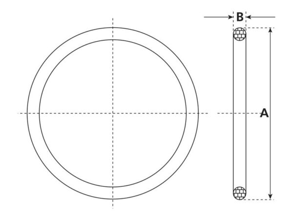 O-Ring 4'' (127mm) (Gummi)