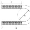 U-Bolt- M6x21mm Længde: 48mm