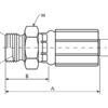 Gates BSP Preskobling 1/2'' x 1/2'' Han Lige