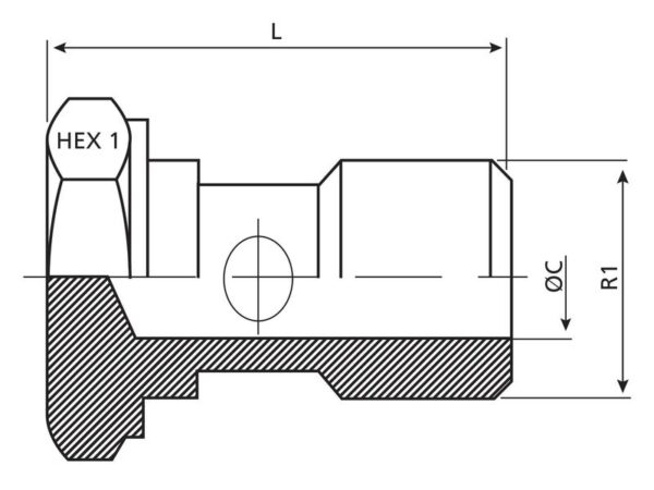 Dicsa BSP Banjobolt 3/8''