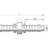 Dicsa Samlestykke 1/4'' Lige (hose break connection)