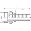 Dicsa Millimeter 24° Indstik 5/8'' x M30 x 2 (20S) Han Lige