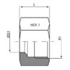 Dicsa Møtrik M20 x 1.5 (12S)