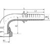 Dicsa Millimeter 24°/60° Indstik 3/8'' x M16 x 1.5 (10L) Hun 90° Omløber