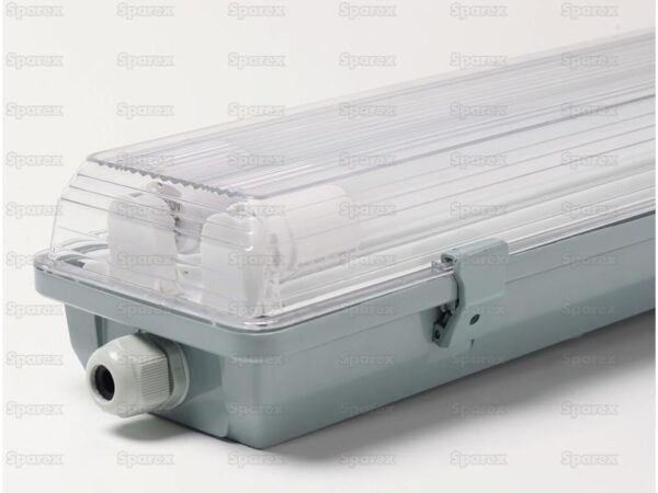 Armatur LED, IP65, Leveres med 2 LED rør G13, 1263mm, 2 x 18W