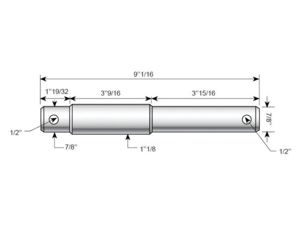 Liftbolt dobbelt 22 - 28 - 22mm Kat.1/2 (Ø22/28mm)