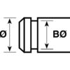 Låsering (mm), A Ø10.5mm, B Ø8mm (DIN or Standard No. DIN 6799)