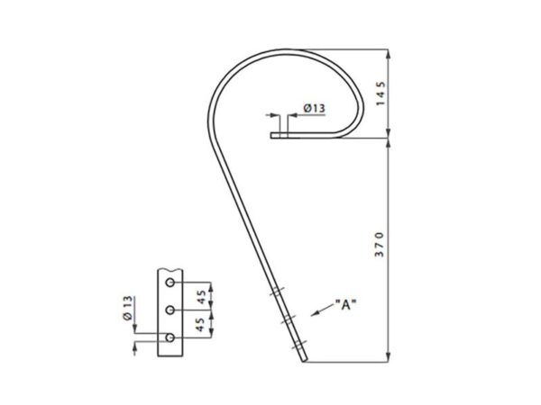Erstatning for Vaderstad Passer til: 201787 3 HOLE