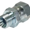 Hydraulikadapter 3/8'' BSP Han x 3/4'' JIC Drejelig hun