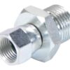 Hydraulikadapter 1/2'' BSP Han x 9/16'' JIC Drejelig hun