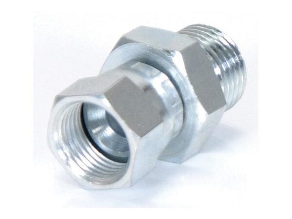 Hydraulikadapter 3/4'' BSP Han x 7/8'' JIC Drejelig hun