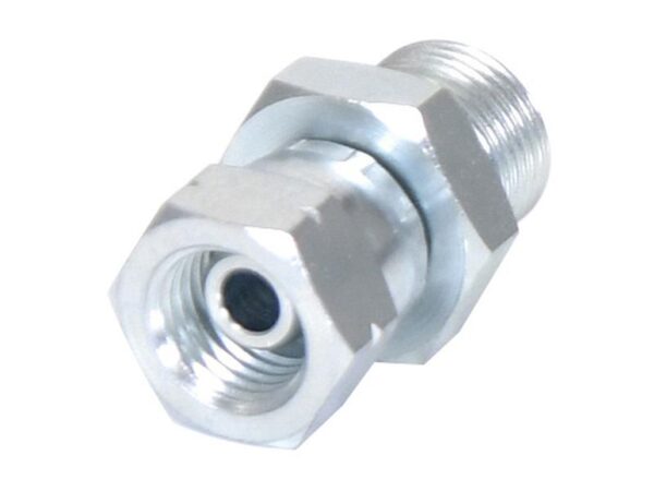 Hydraulikadapter 3/8'' BSP Han x M14 x 1.50 Millimeter Drejelig hun