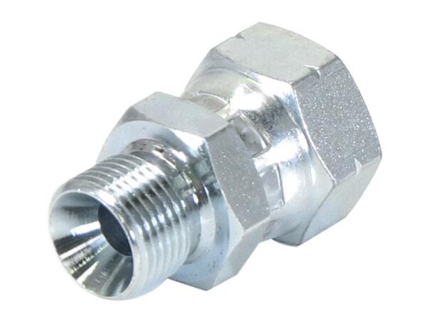 Hydraulikadapter 3/8'' BSP Han x M18 x 1.50 Millimeter Drejelig hun